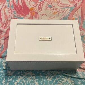 Stella & Dot Ring Box with Silver Accents